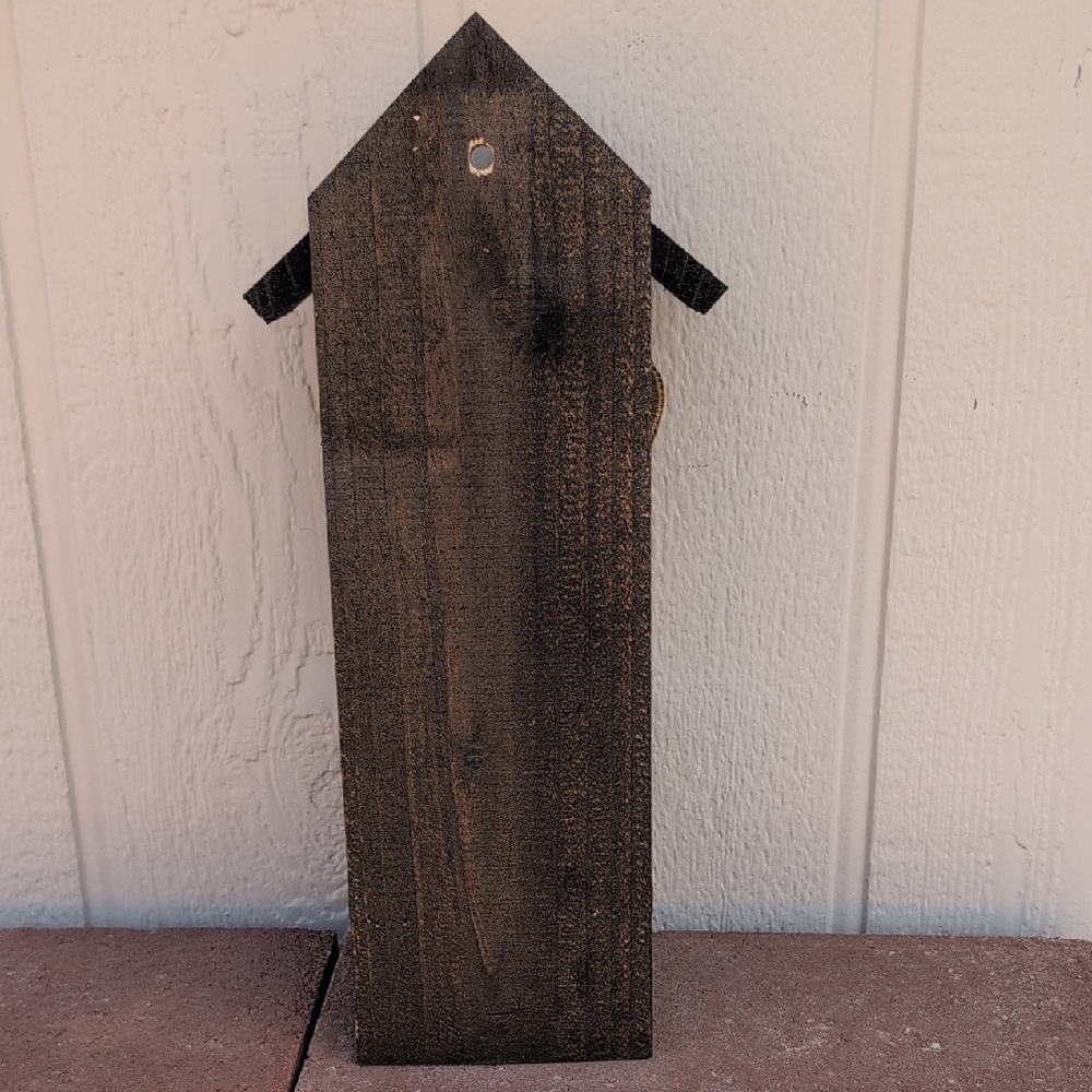 Rustic Wooden Handcrafted Bird Feeder Teapot Blue Bird Cafe - Picture 6 of 16